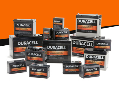 Duracell Ultra SLA battery collage