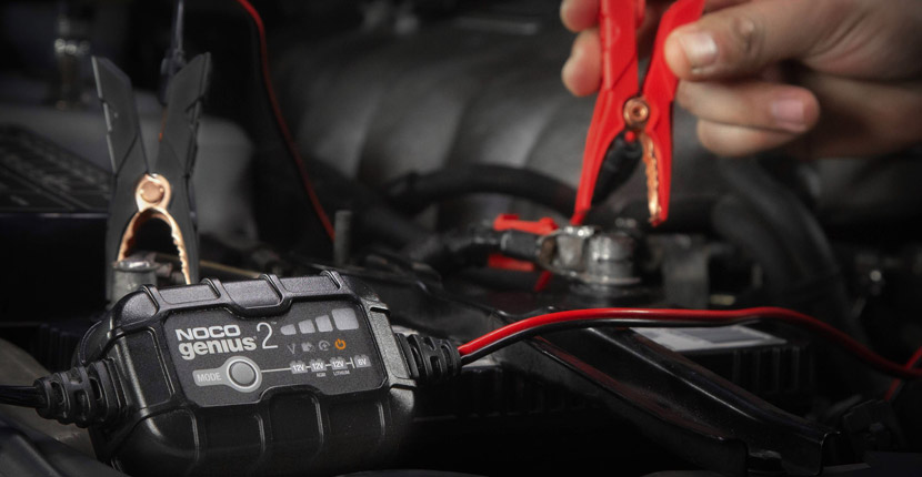Using a charger to charge a lead acid battery
