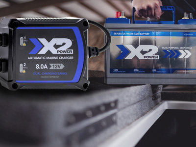 X2Power battery and marine charger