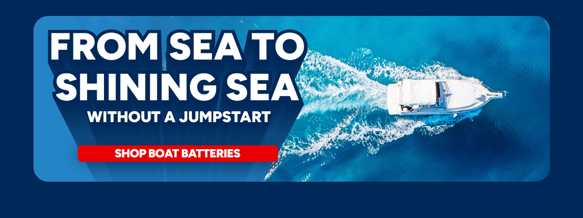 From Sea to Shining Sea without a jumpstart. Shop Boat Batteries.
