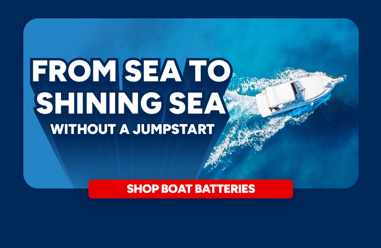 From Sea to Shining Sea without a jumpstart. Shop Boat Batteries.