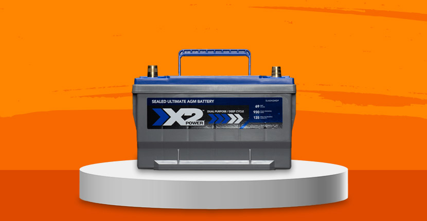 X2Power Dual Purpose AGM battery