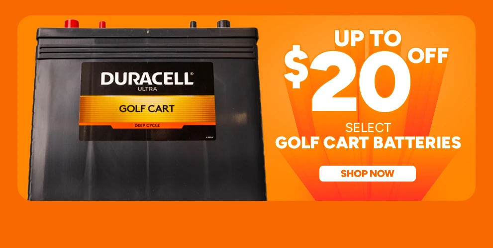Up To $20 off select Golf Cart Batteries. Shop Now