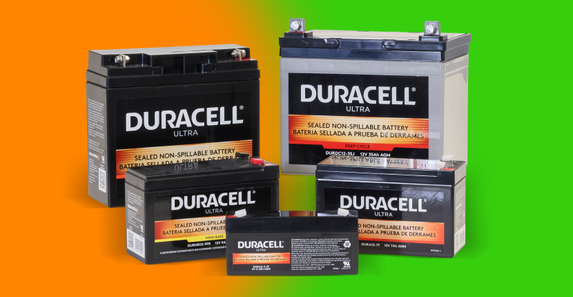Five different SLA batteries