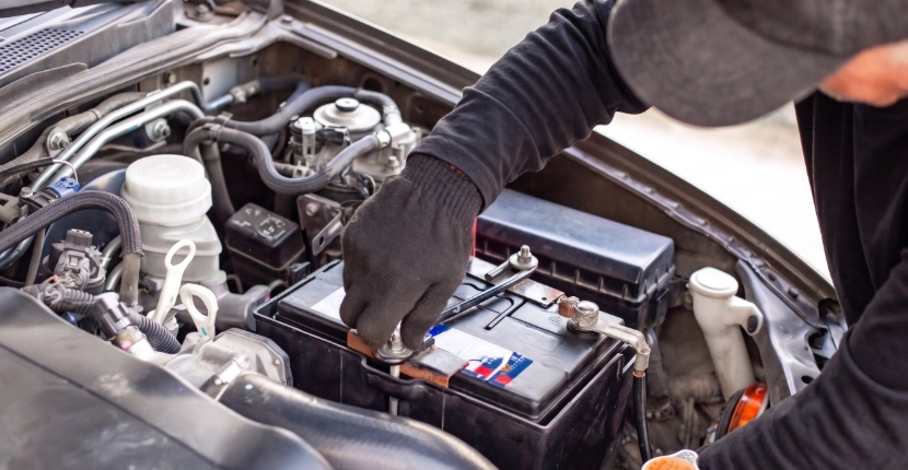 Replacing an auxiliary battery