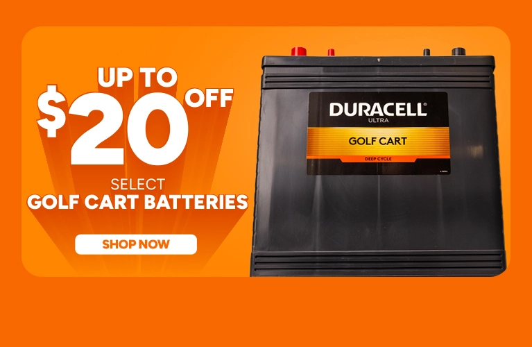 Up To $20 off select Golf Cart Batteries. Shop Now