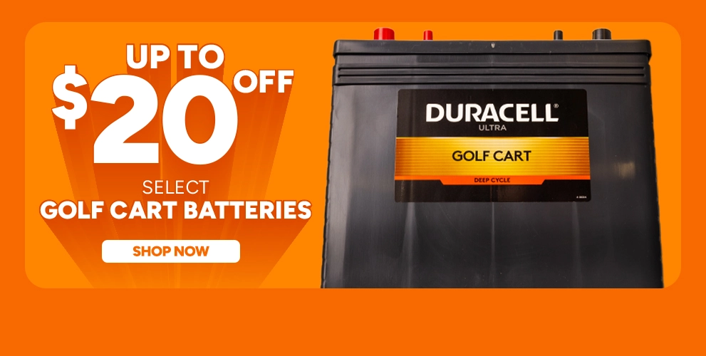 Up To $20 off select Golf Cart Batteries. Shop Now