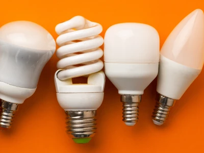 Different expired light bulbs