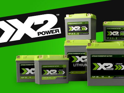 X2Power battery collage