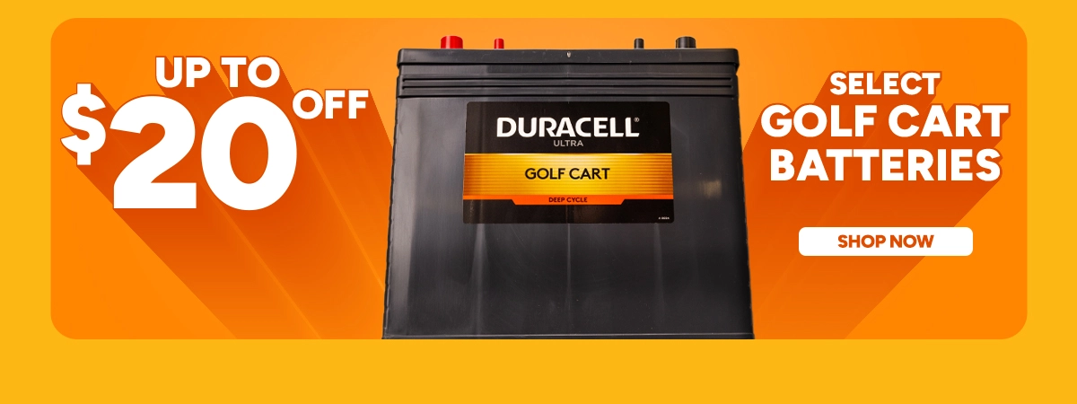 Up To $20 off select Golf Cart Batteries. Shop Now