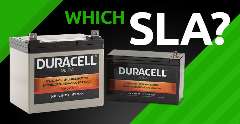 Two different SLA batteries, which is better?