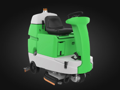 scrubber for cleaning floors for a business