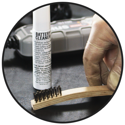 Battery Cleaner and Wire Brush