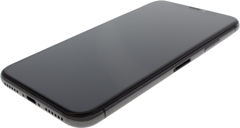 Angled black iPhone